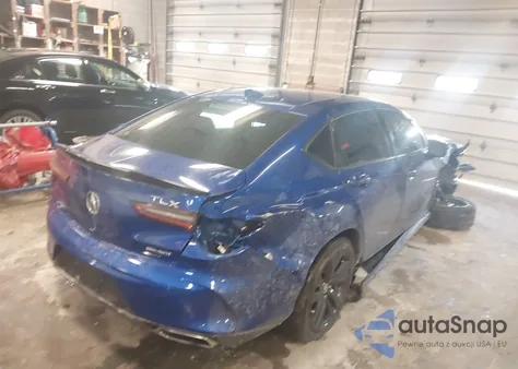 2021 Acura Tlx A-Spec Package из США, поврежденный, VIN 19UUB6F56MA801843